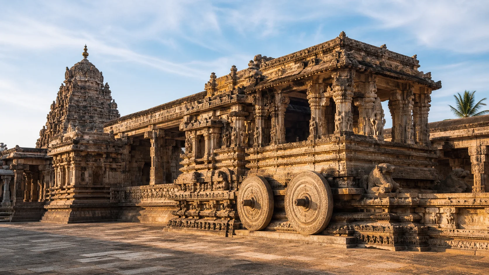 Project-created view of Airavatesvara Temple context