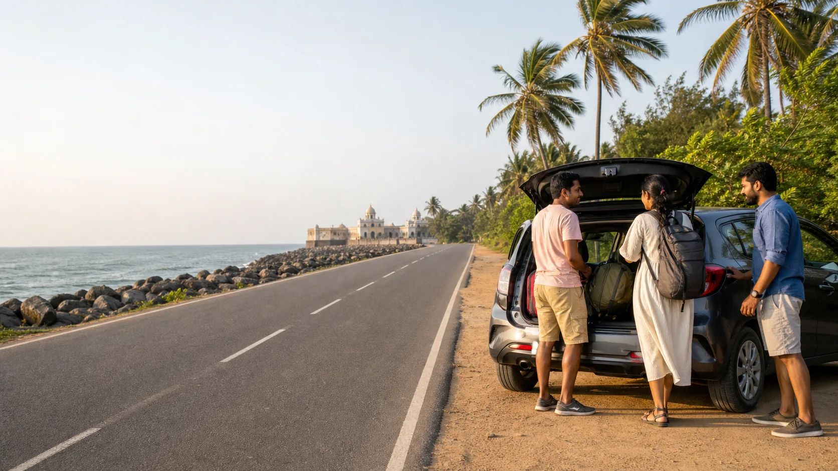 Project-created visual introducing Weekend Escapes in Tamil Nadu